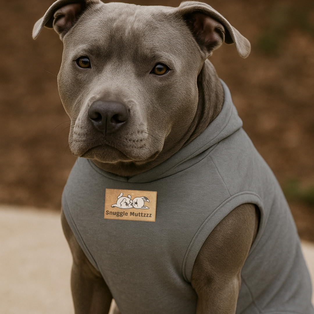 Grey Snuggle Muttzzz Sleeveless Dog Jersey