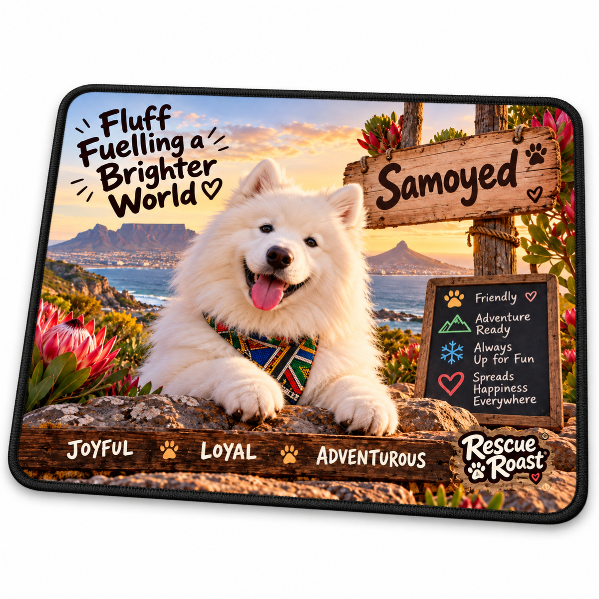 Rescue Roast® Samoyed Mousepad