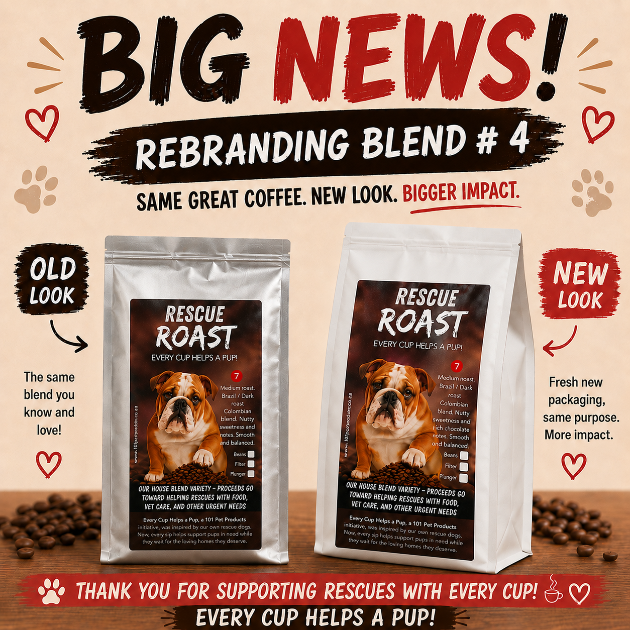 PROMO - Get your hands on the last Silver Rescue Roast Coffee Bags Ever