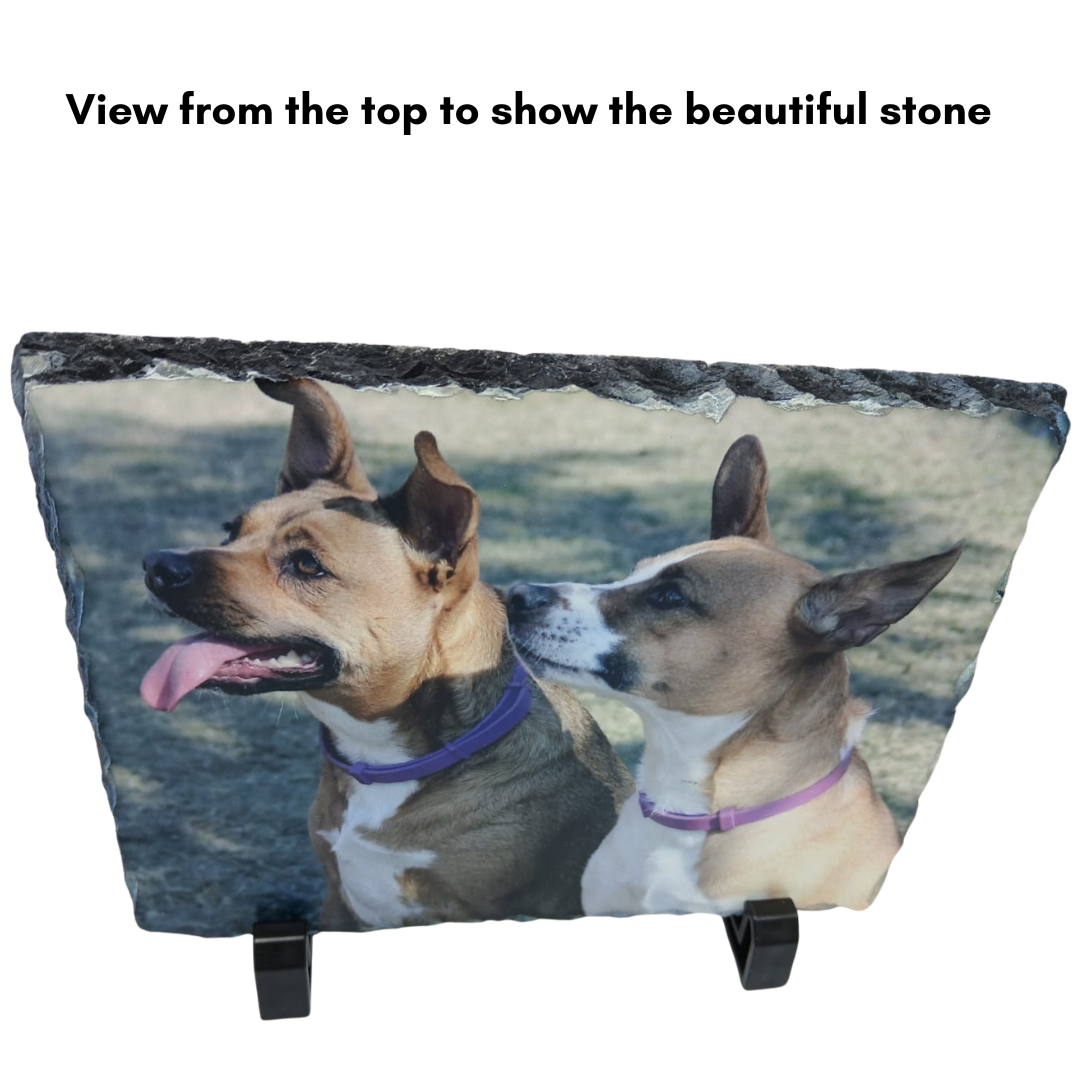 Celebration stone with stand