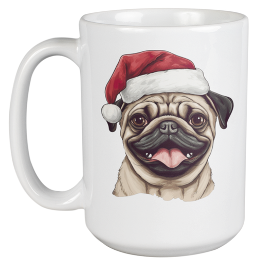 450ml Christmas Mug – Pug