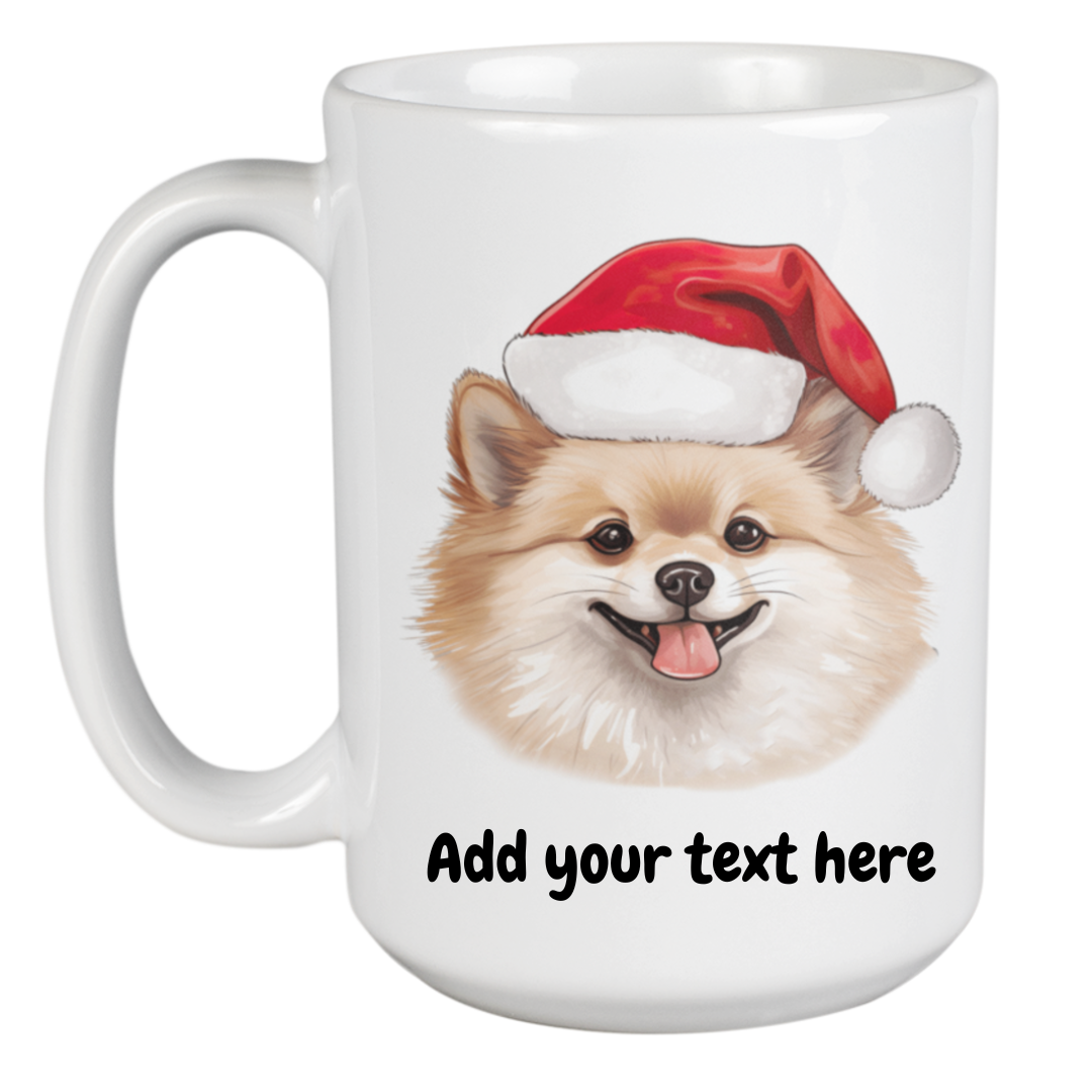 450ml Christmas Mug – Pomeranian
