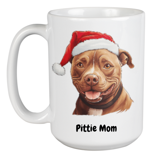 Pit Bull Christmas Mug