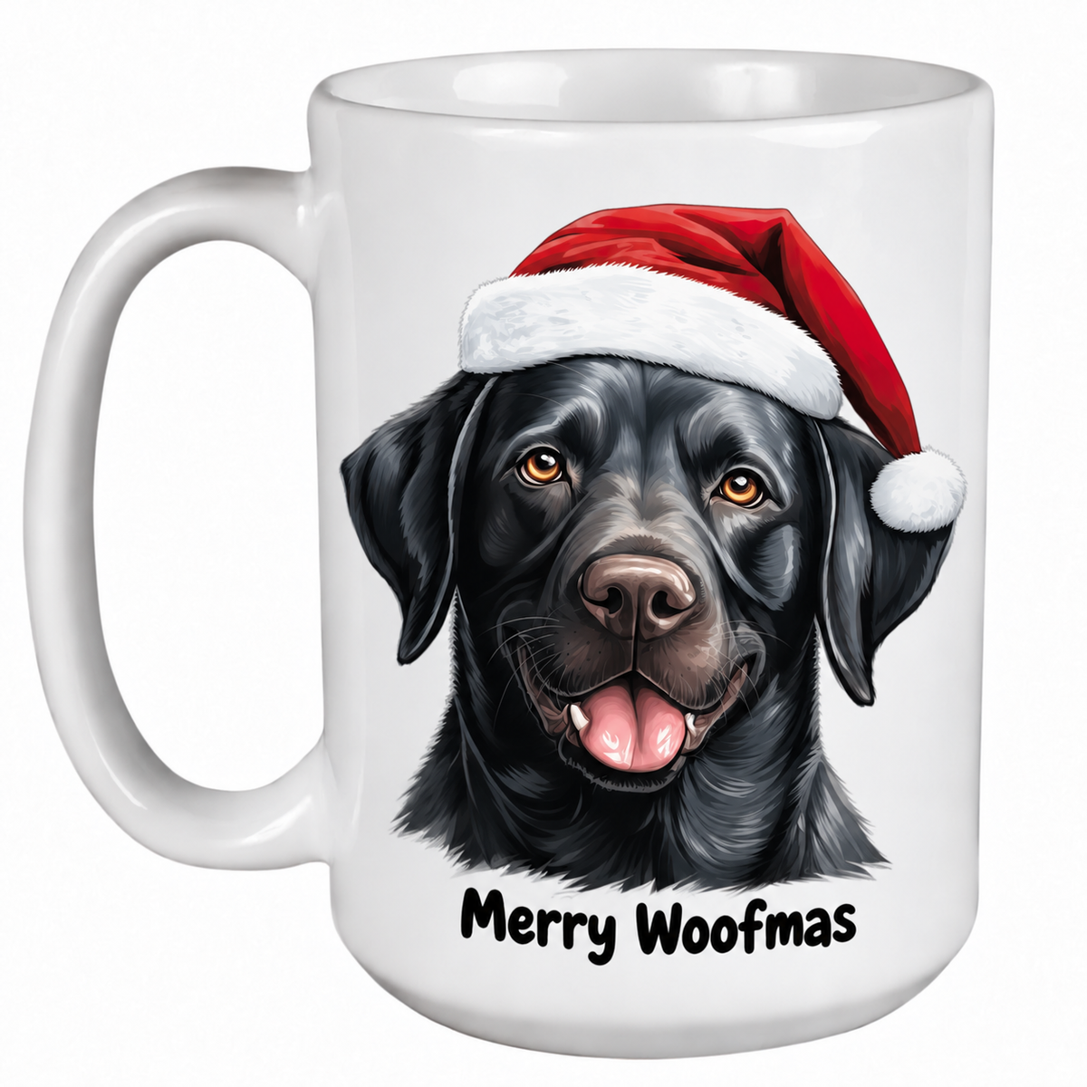 Rescue Roast® Black Labrador Christmas mug – Woofmas