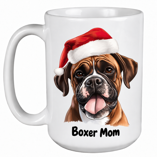 Rescue Roast® Boxer Christmas mug – Mom
