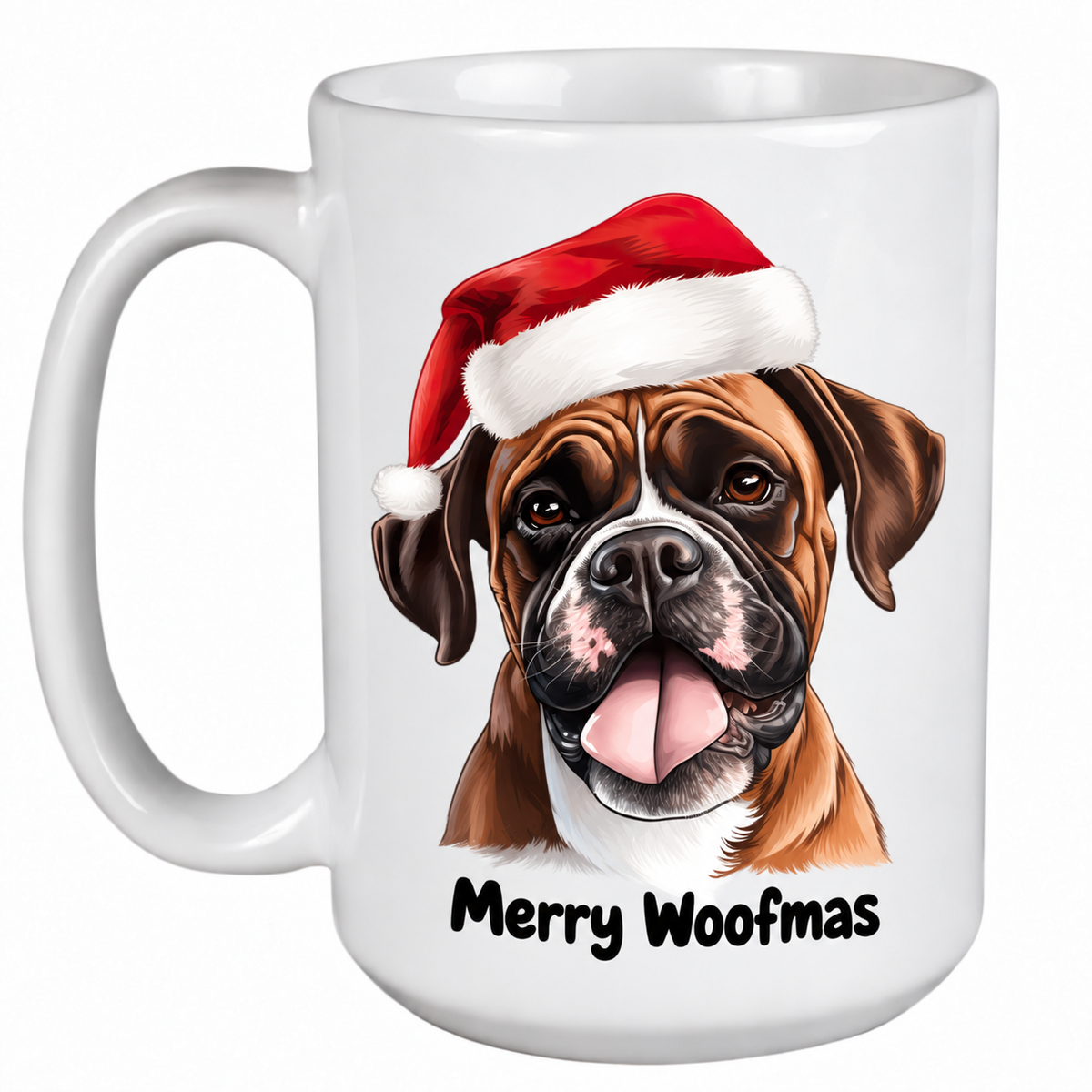 Rescue Roast® Boxer Christmas mug – Woofmas