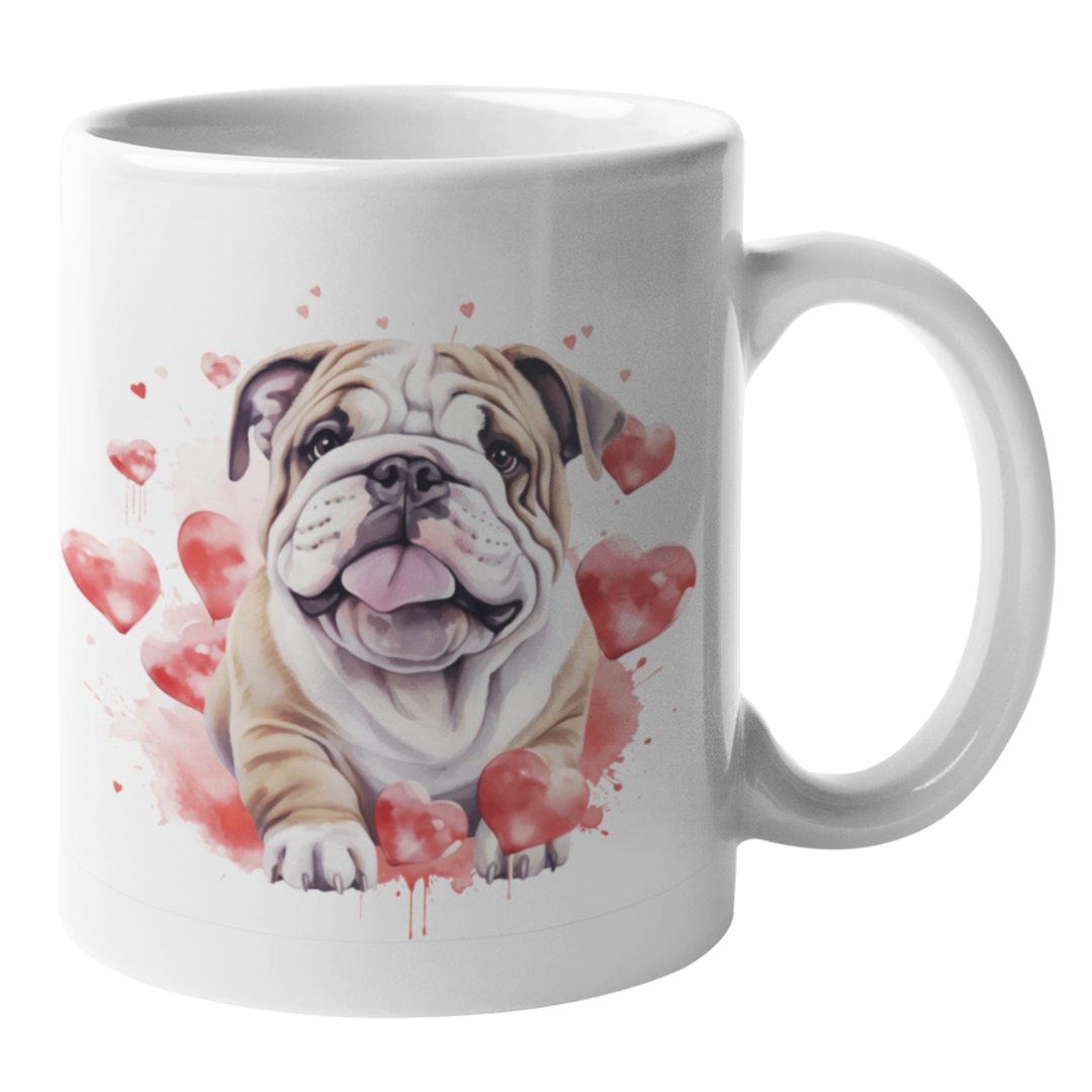 English Bulldog 2 Love Mug