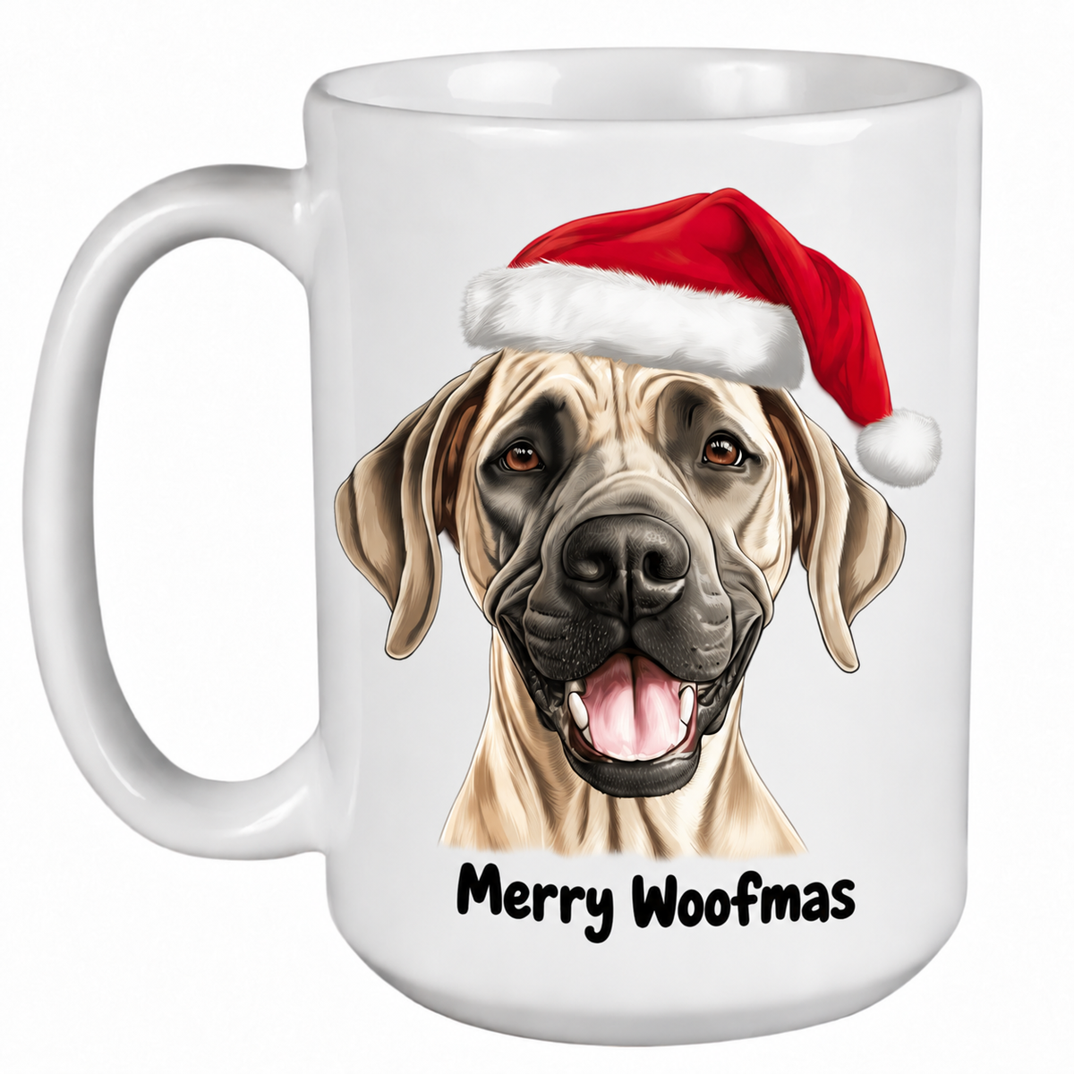 Rescue Roast® Great Dane Christmas mug – Woofmas