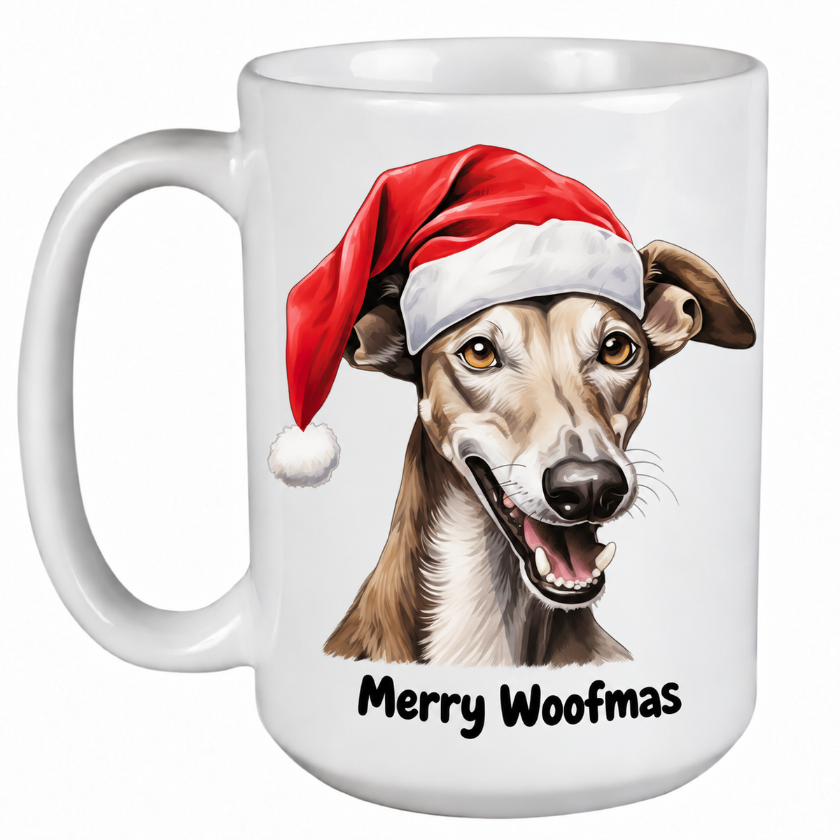 Rescue Roast® Greyhound Christmas mug – Woofmas