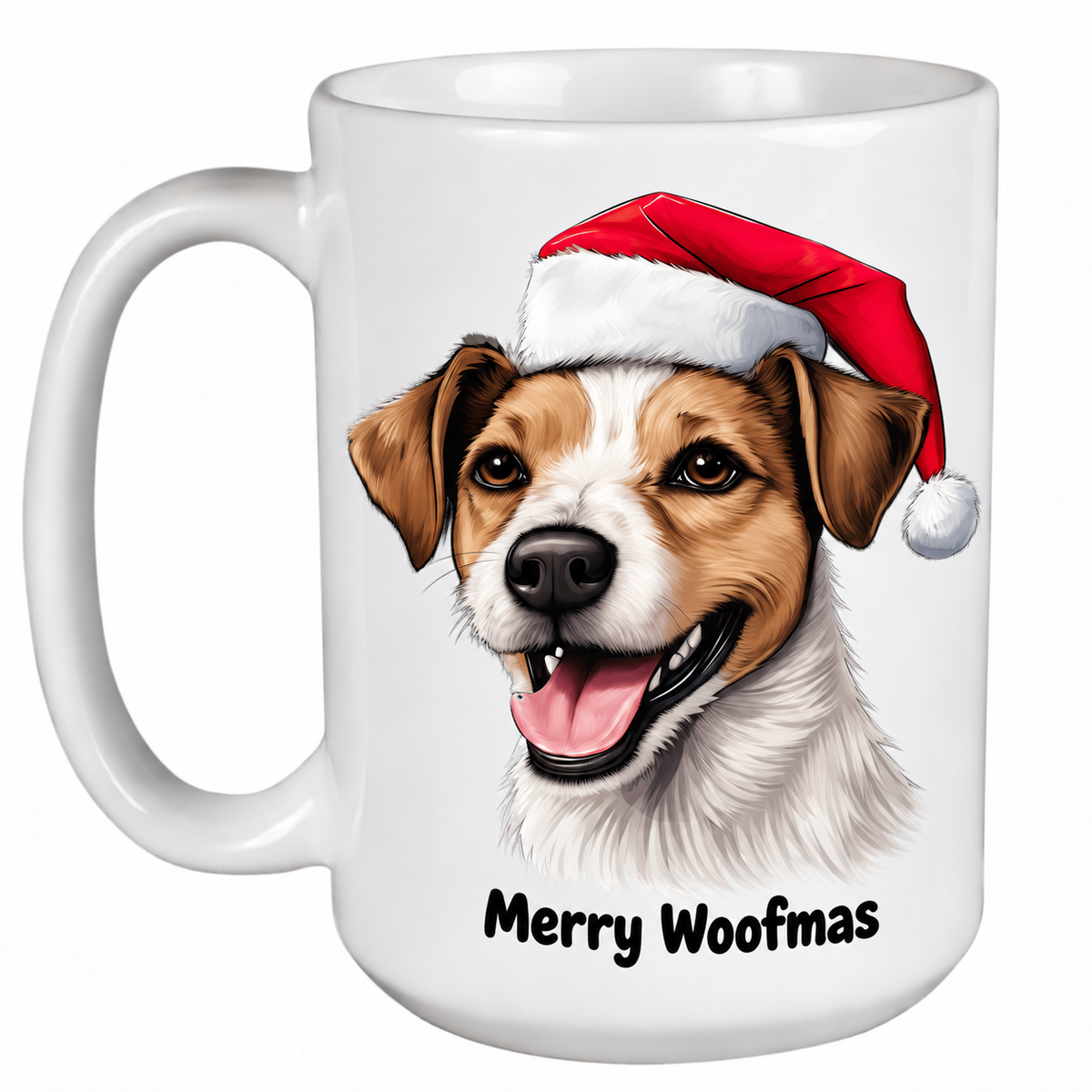 Rescue Roast® Jack Russell Christmas mug – Woofmas
