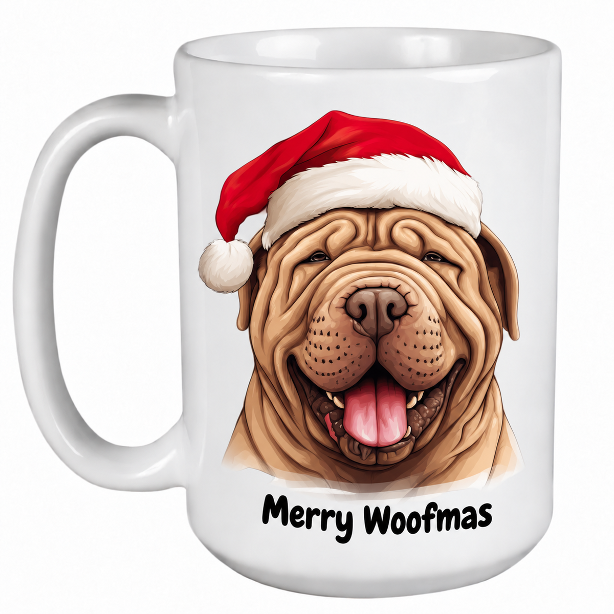 Rescue Roast® Shar Pei Christmas mug – Woofmas