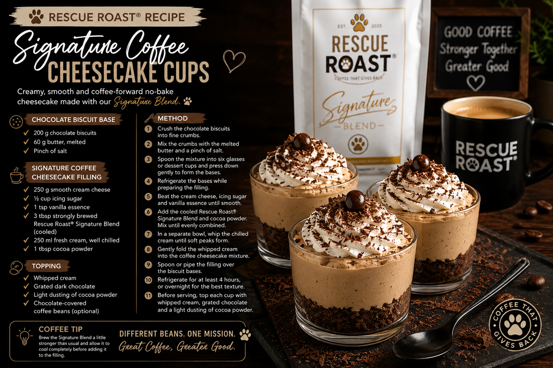 Signature Coffee Cheesecake Cups
