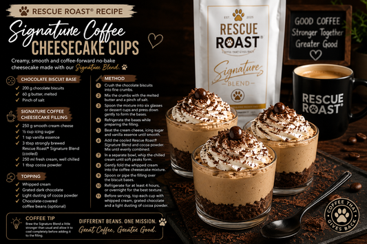 Signature Coffee Cheesecake Cups