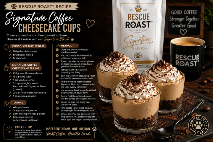Signature Coffee Cheesecake Cups