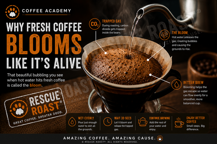 Why Fresh Coffee Blooms Like It’s Alive