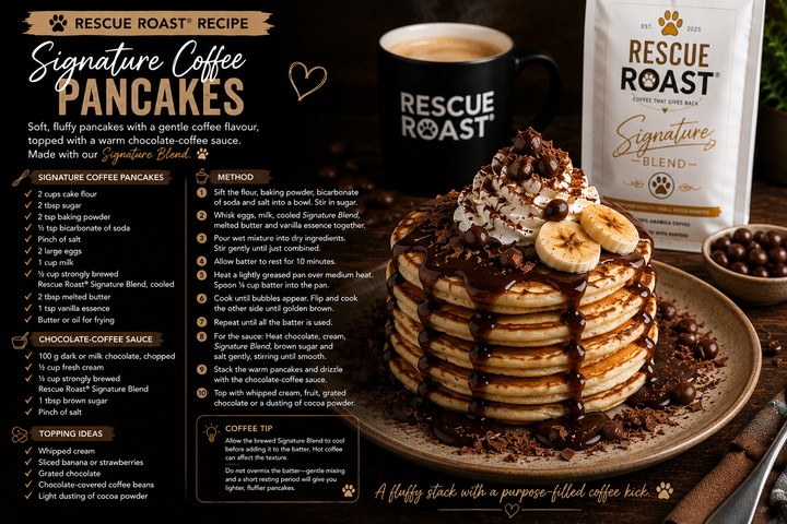 Signature Coffee Pancakes