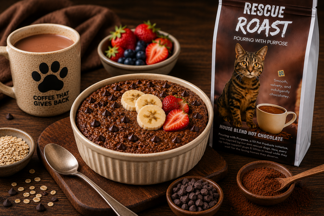Hot Chocolate Baked Oats