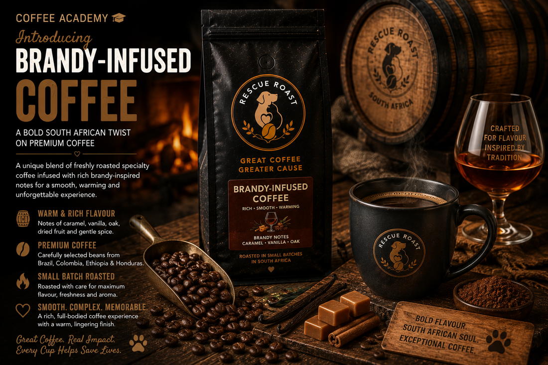 Introducing Rescue Roast Brandy-Infused Coffee