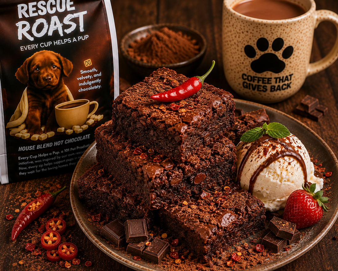 Chilli Hot Chocolate Brownies