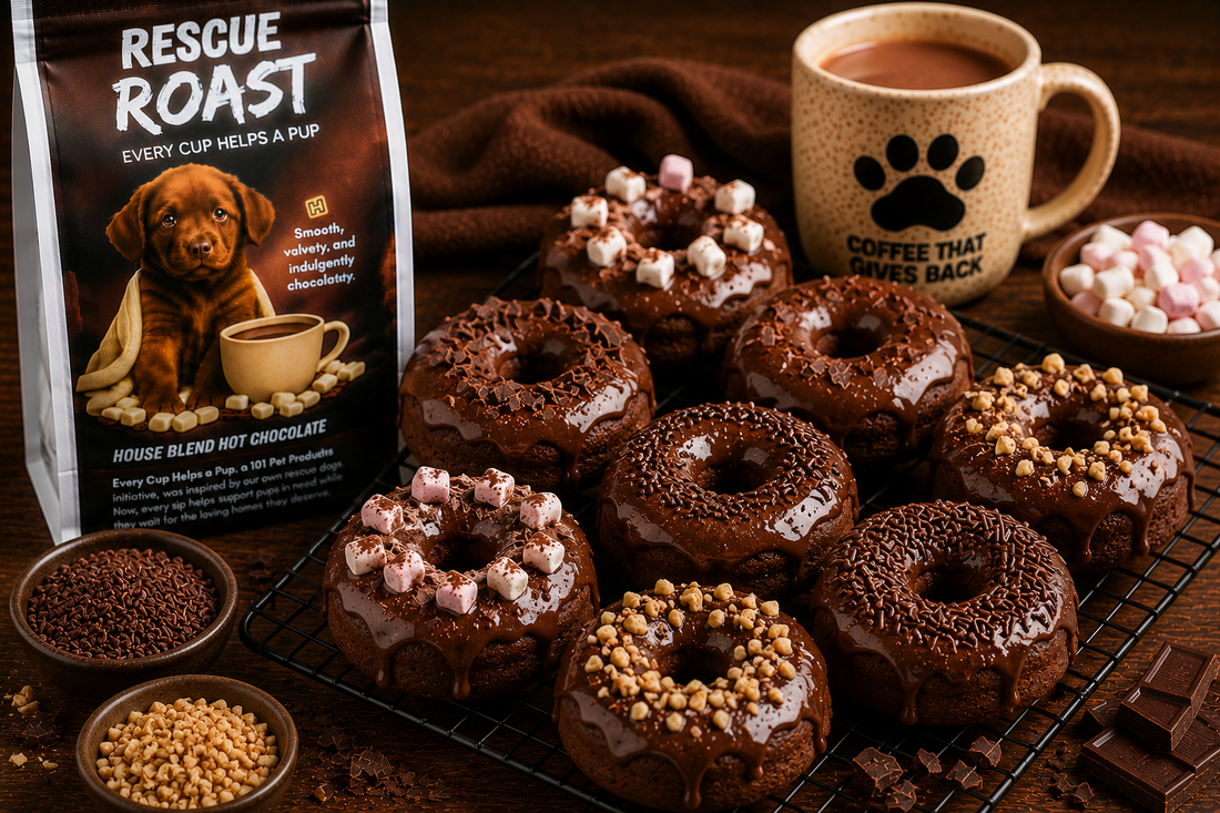 Hot Chocolate Doughnuts