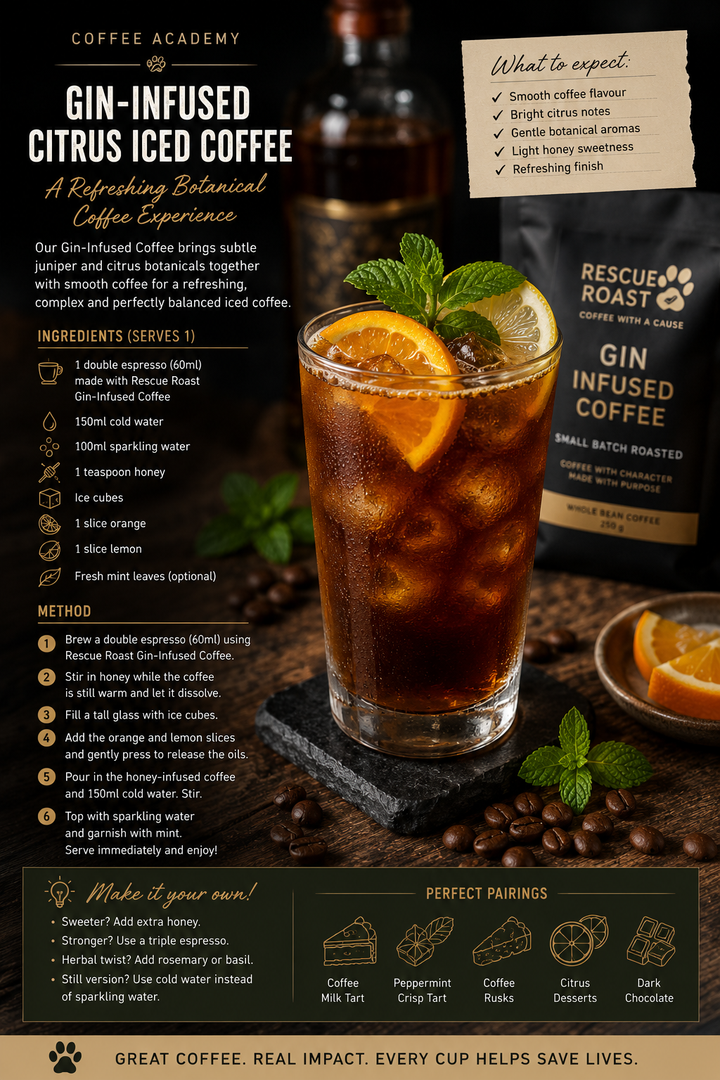 Gin-Infused Citrus Iced Coffee