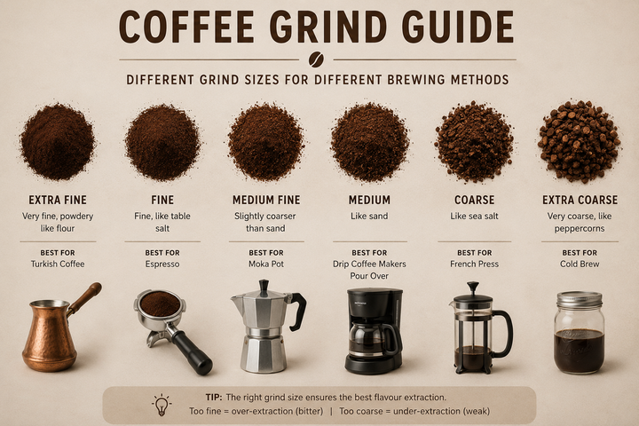 Coffee Grind Sizes Explained