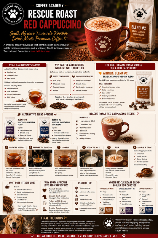 Coffee Academy : Rescue Roast Red Cappuccino