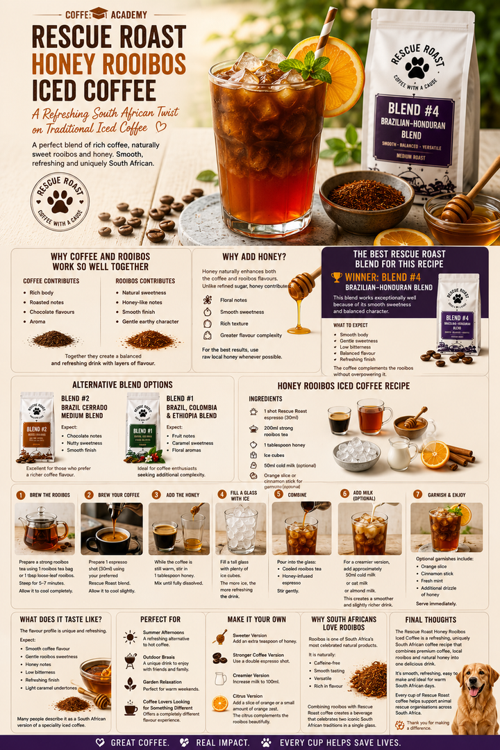 Honey Rooibos Iced Coffee