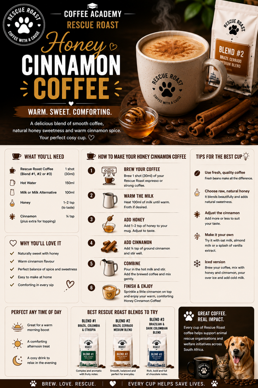 Coffee Academy : Honey Cinnamon Coffee