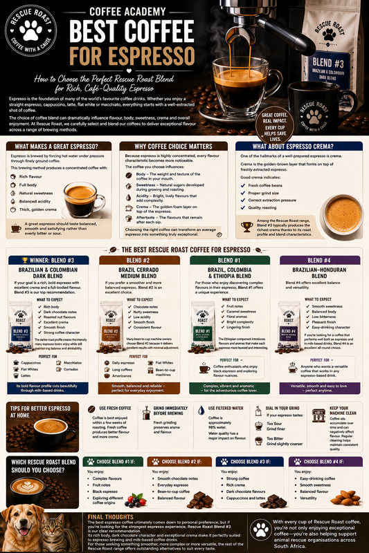 Coffee Academy : Best Coffee for Espresso