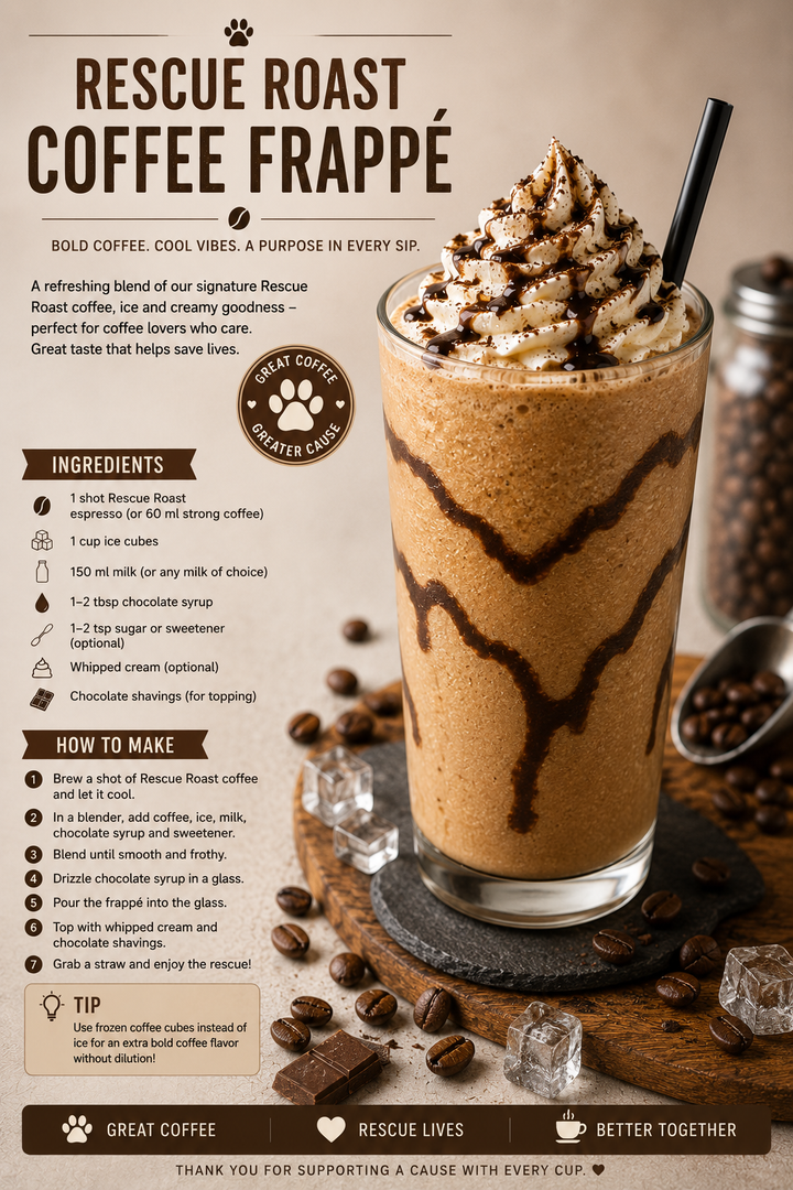 Rescue Roast Coffee Frappé