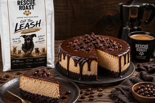 Rescue Roast® Off The Leash Espresso Cheesecake