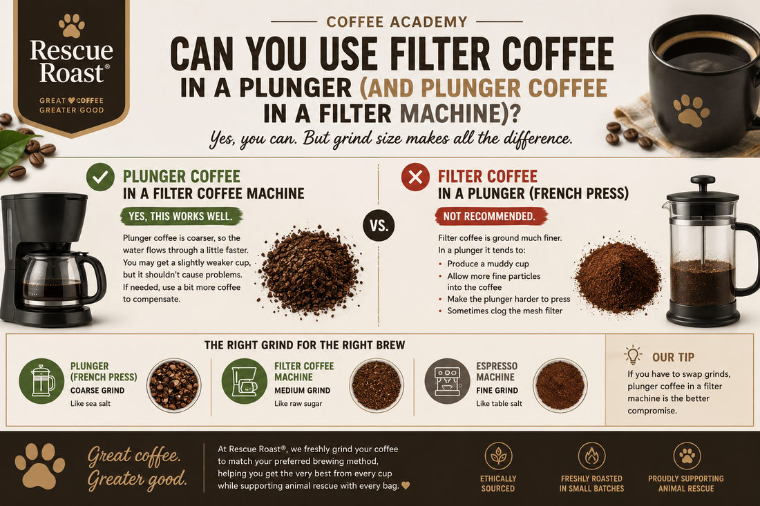 Can You Use Filter Coffee in a Plunger (and Plunger Coffee in a Filter Machine)?