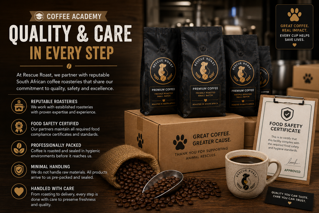 Quality, Safety and Trust: How Rescue Roast Coffee Is Carefully Handled