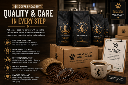 Quality, Safety and Trust: How Rescue Roast Coffee Is Carefully Handled