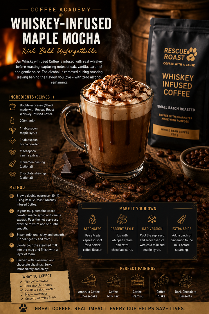 Whiskey-Infused Maple Mocha