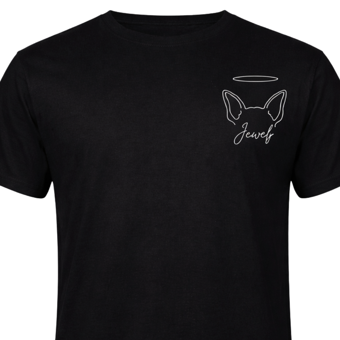 Personalised Pet Ear Unisex T-shirt