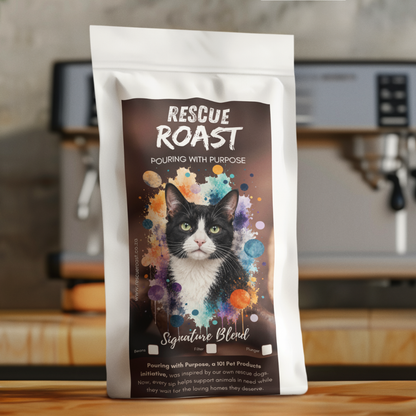 Rescue Roast Signature Blend: Tuxedo Cat