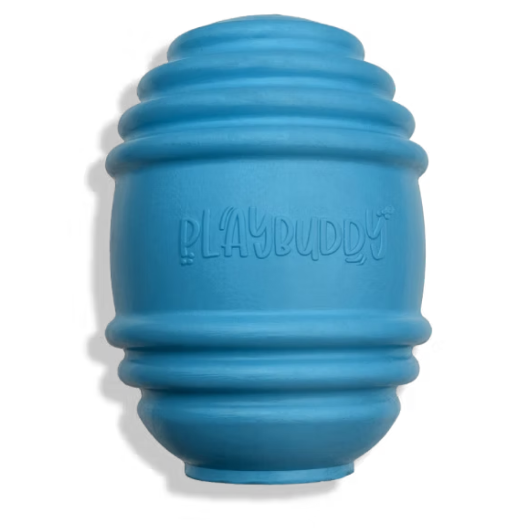 PlayBuddy Rubber Thrill – for dogs that love to chase, chew, and be challenged (M/L/XL)