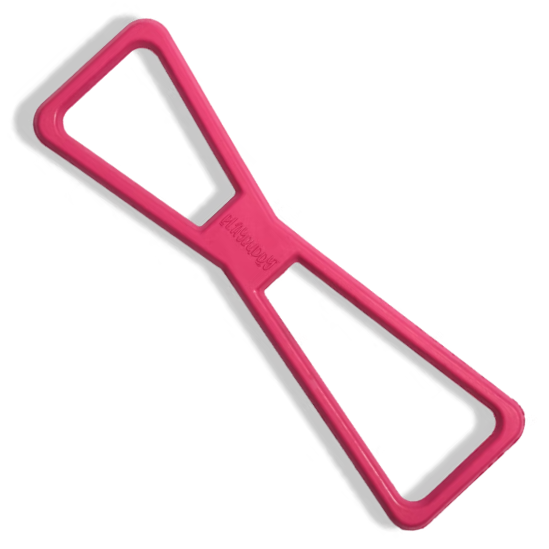 PlayBuddy Rubber Tug & Toss – for dogs that love to pull, chew, and play together (S/M/L)