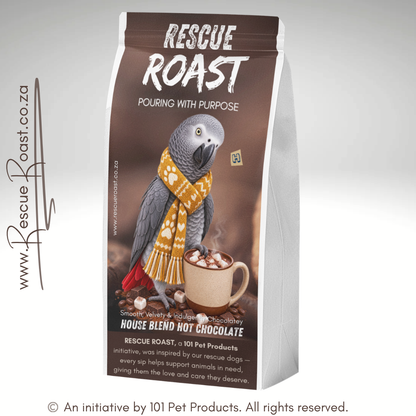 African Grey Parrot (101 Pet Products) Hot Chocolate