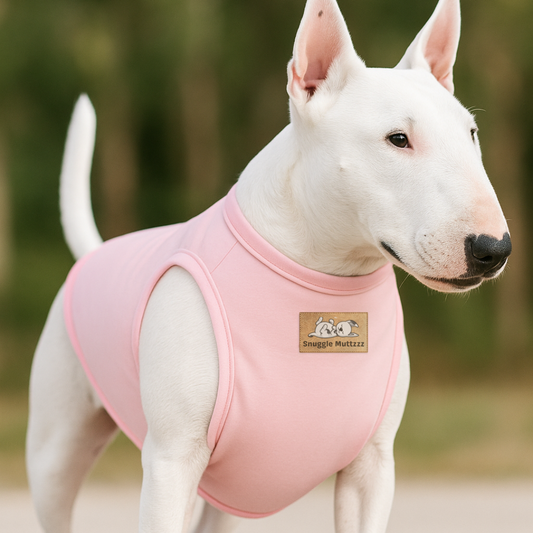 Pink Snuggle Muttzzz Sleeveless Dog Jersey