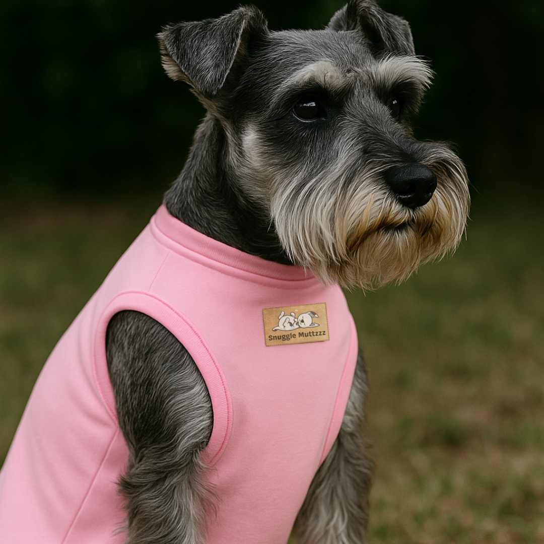 Pink Snuggle Muttzzz Sleeveless Dog Jersey