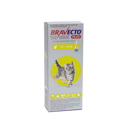 Bravecto® Plus Spot-On for Cats - Small