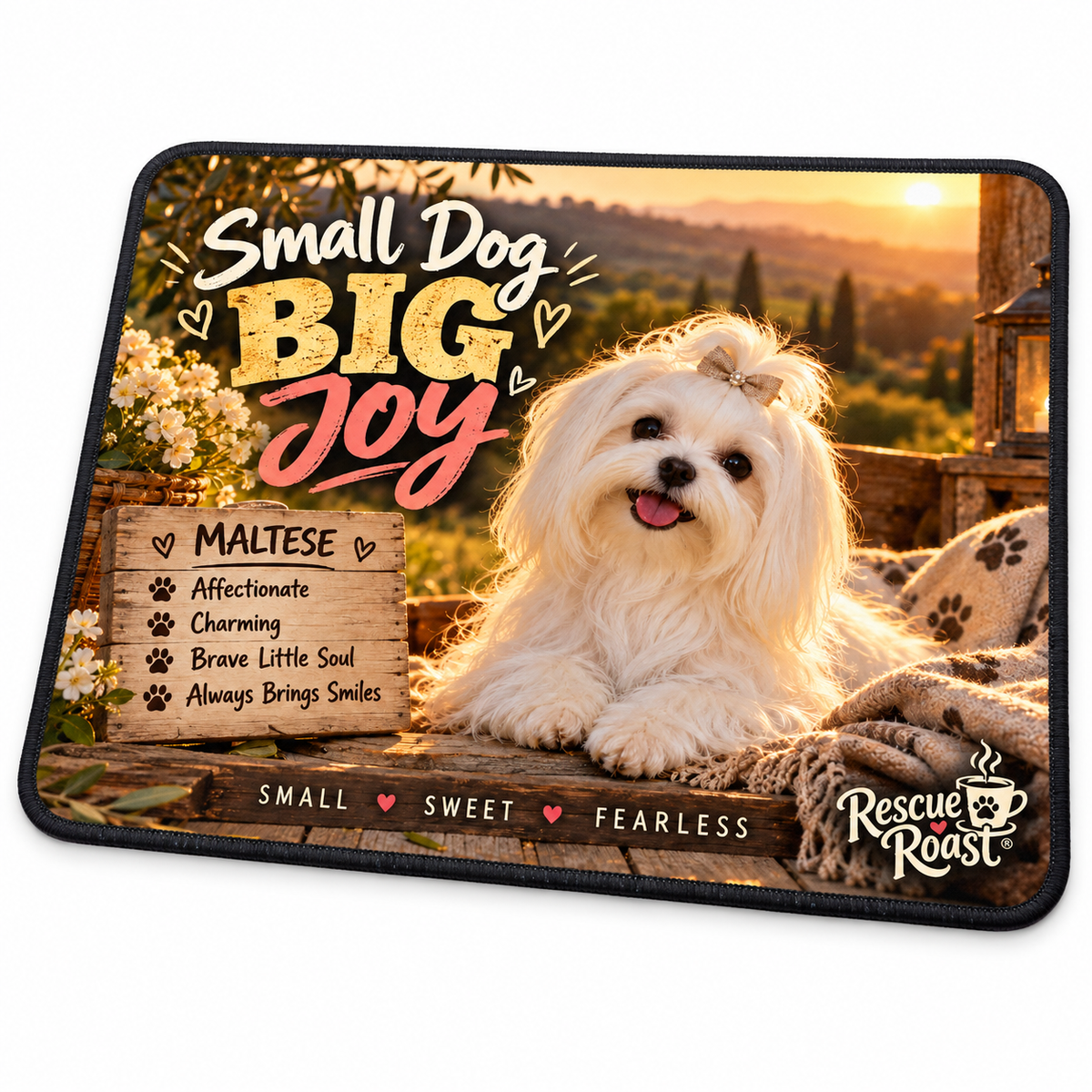 Rescue Roast® Maltese Mousepad