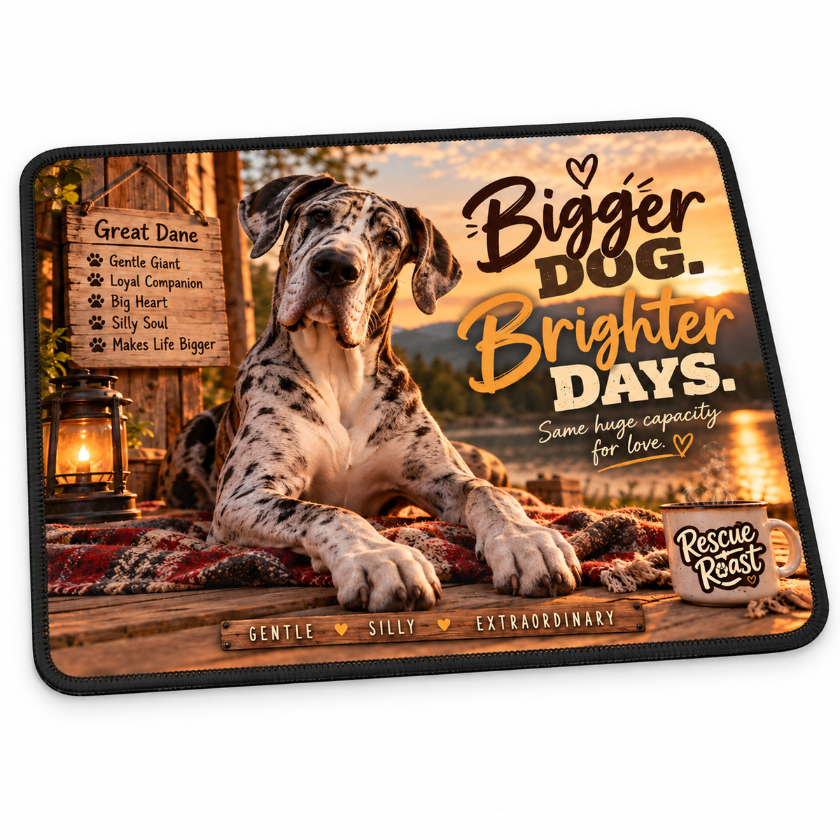 Rescue Roast® Great Dane Mousepad