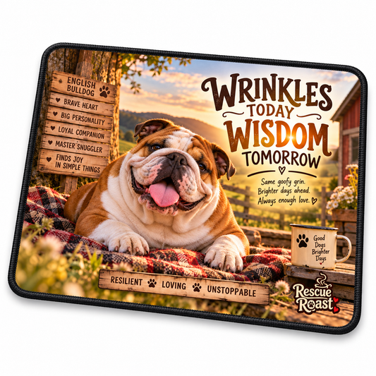 Rescue Roast® English Bulldog Mousepad