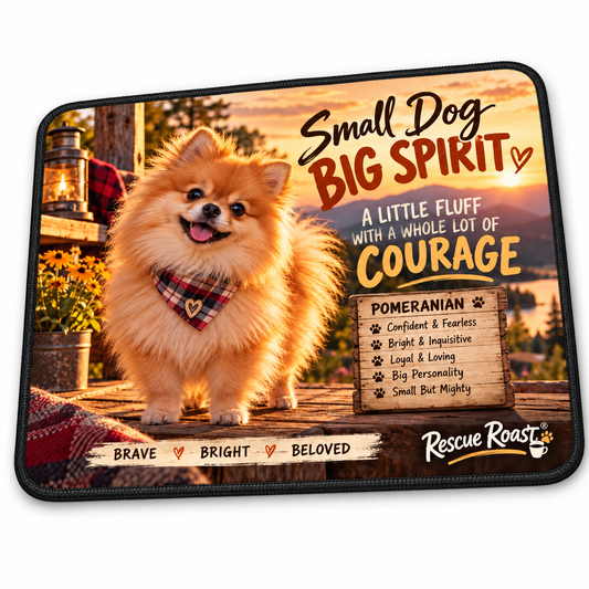 Rescue Roast® Pomeranian Mousepad