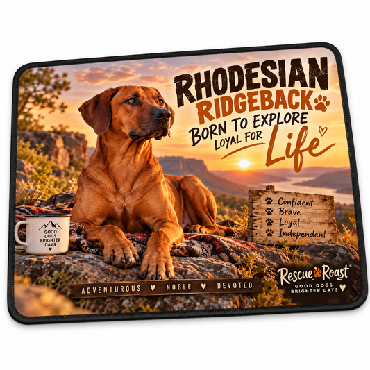 Rescue Roast® Rhodesian Ridgeback Mousepad