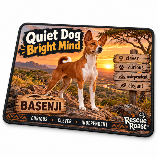 Rescue Roast® Basenji Mousepad